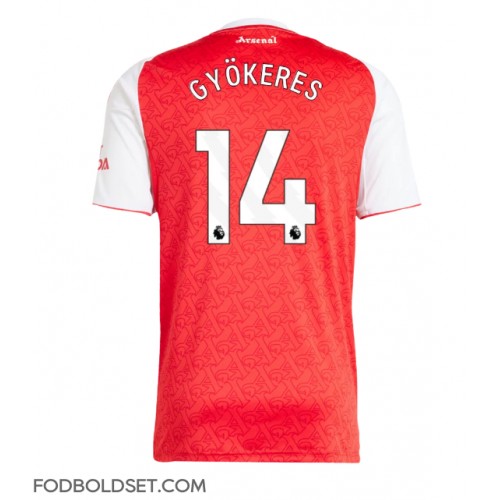 Arsenal Viktor Gyokeres #14 Hjemmebanetrøje 2025-26 Kortærmet